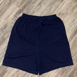 Take Nine Vintage Maternity Nautical Blue Long Shorts Size Small